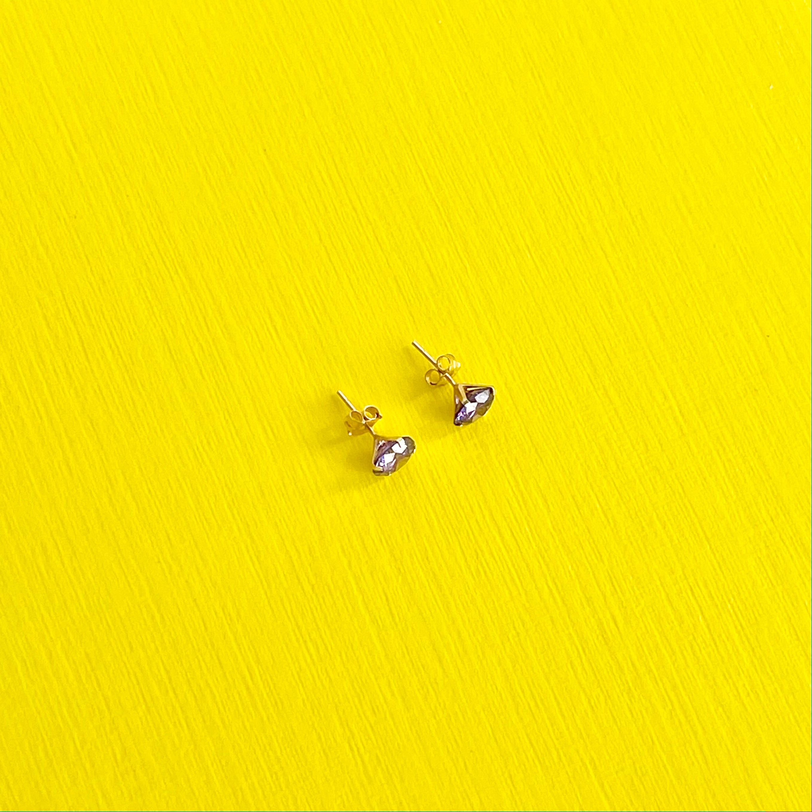Amethyst Stud Earrings: February Birthstone 14k Gold Jewelry